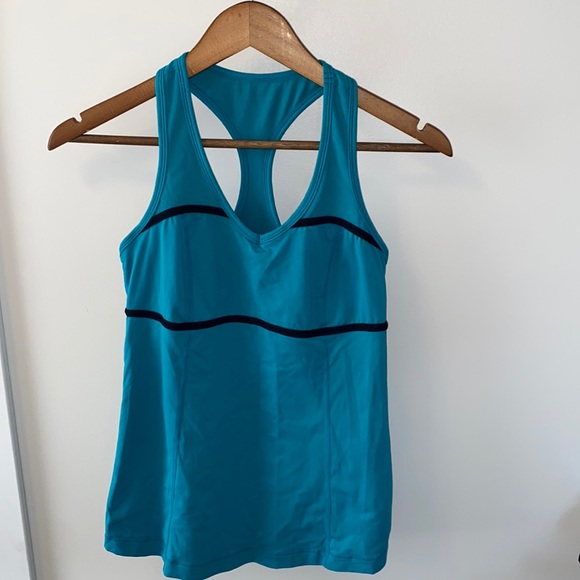 Lululemon Commit Tank In Oasis Blue - Picture 1 of 4